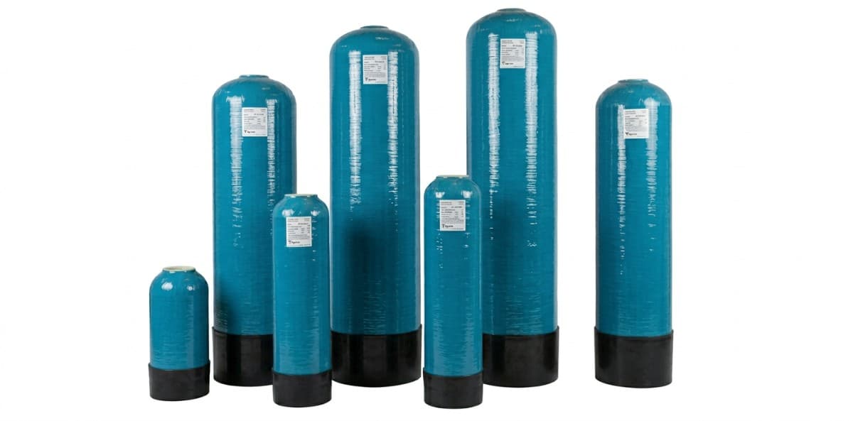 FRP Pressure Vessel for Water Treatment Plants in India